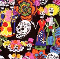 Dia de los Muertos Skinny Swap (it's like an ATC b