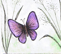 Favorite Theme Hand Drawn & Painted ATC Swap