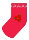 Felt Tree Ornament #5: The Stockings Were Hung...