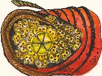 Zentangled Pumpkin ATC  2