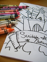 Handmade Activity book swap