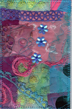 Any theme fabric postcard #1