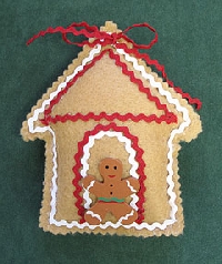 Felt Tree Ornament #6: Visions of Sugarplums