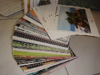 ADVERTISING postcards give out~