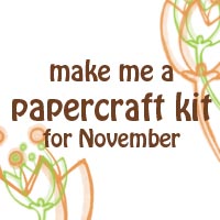 make me a papercraft kit for November