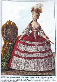 MARIE Antoinette Dazzling Paper Doll & Backdrop