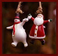 Thrifted Santa or Snowman