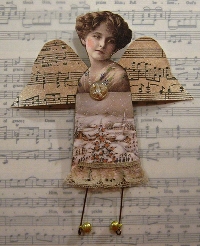 Beginner Assemblage Ornament