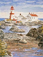 Lighthouse Postcards in an Envie