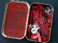 Altered Altoids Tin -  A Whimsy Winter Wonderland 
