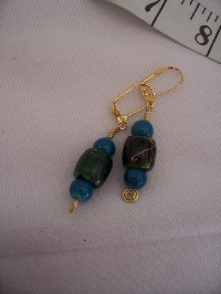 Beaded Earrings, Handmade