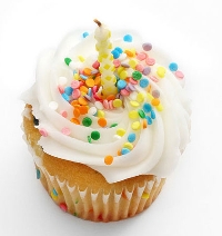 Cupcake ATC - Glitter