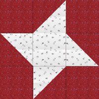 Swap-bot swap: Friendship Star Quilt Block -Int'l & beginners