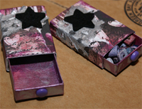 valentine themed matchbox