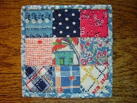 Swap-bot swap: Miniature Quilt Swap #6