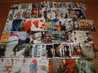 Stamp collectors swap