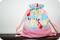 Drawstring Bag With a Spring Surprise!  