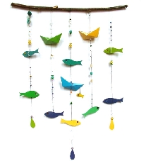 Fancy Paper Fish Garland