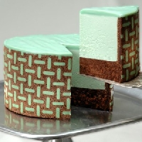 ♥ Chocolate ~ Mint Fabric Swap #4
