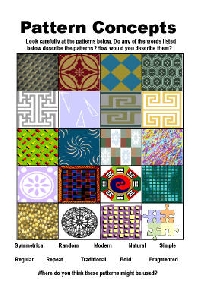 Pattern Addict swap