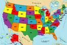 US State by State postcards