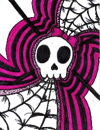 Skull ATC ~ EDITED