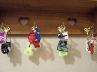 Freebie key rings (key chains)