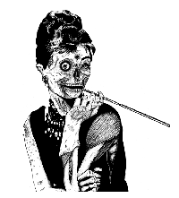 Handmade Bookmark: Zombies