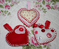 Felt Ornaments-February INT