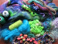 Themed Fiber Swap for Art Yarn Spinners