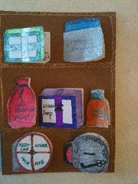 Postcard-sized Book of Shadow Pages