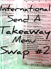 International Send a Takeaway Menu Swap #2