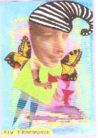 home made tarot ATC #8