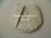 Swap-bot swap: shabby lace coin purse