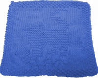 Knitting Kitten Knitted Dishcloth