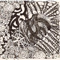 Pure Zen Zentangle 3.5 Square July