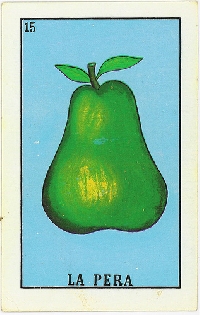 ATC ☼ loteria LA PERA (the pear)