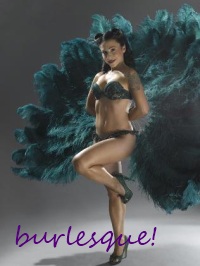 Incredible Women ATC Series - #1: Burlesque Beauty