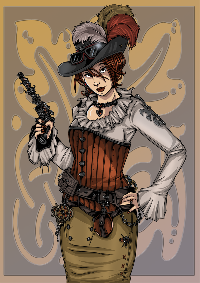 Steampunk Themed ATC