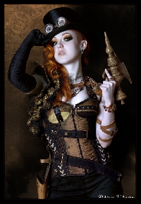 Steampunk Themed ATC 2
