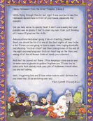 October Letter swap, subject: Halloween tale