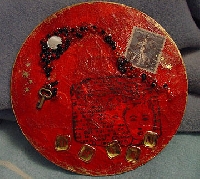 Altered CD Postcard