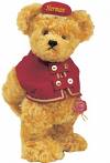 Teddy Bear ATC and a stuffed Teddy Bear